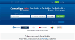 Desktop Screenshot of cambridge-jobs.co.uk